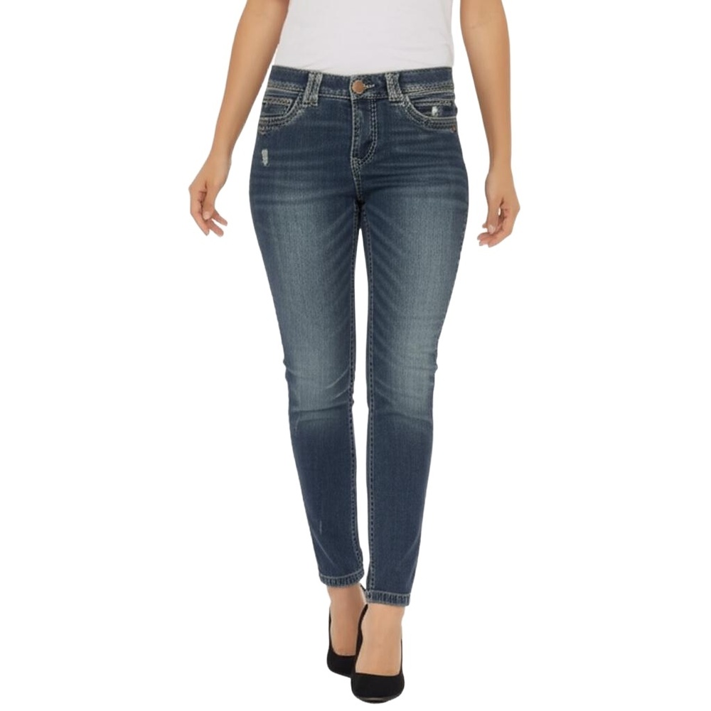 DEMOCRACY Skinny Distressed  Everyday Jeans with "AB" Technology Womens Size 8‎